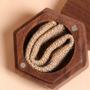 hexagon Jewelry Boxes Wedding engagement wedding rings Wood Ring HolderSEAU