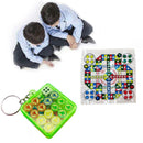 Family Mini Flying Chess Travel Entertainment Board Game For Kids Adults