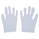12 pairs 100% Cotton White Moisture Lining Glove Health Music Canvas Work