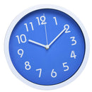 25cm Super Quite Clock Non Ticking Quartz Wall Clock Home Decor Blue