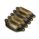 10xAntique Bronze Cupboard Door Cabinet Drawer Furniture Shell Pull Handles Knob