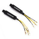 27W Motorcycle LED Turn Signal Bulb Flasher Motorbike Blink Relay Resistor Black
