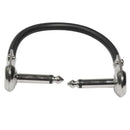 3Pcs 15Cm/ 6In 6.35Mm Male Guitar Effect Pedal Instrument Patch Cable 1/4 I