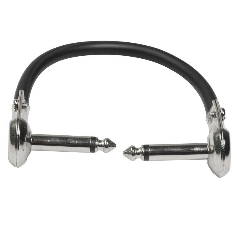 3Pcs 15Cm/ 6In 6.35Mm Male Guitar Effect Pedal Instrument Patch Cable 1/4 I