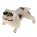 Cute Dog Car Interior Decoration Dashboard Ornament Car Decor-White