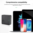 4 USB Ports Travel Phone Charging Station Socket AC Power Strip Charger US A