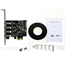 4-Port SuperSpeed USB 3.0 PCI 15-pin SATA Power Connector Express Controlle