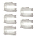 5x Solid Scarf Sheer Voile Door Window Curtain Drape Valance Gray 100x200cm