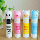 2 Pcs Cute Bear Repositionable Solid Glue Sticks For Paper Of Sale School C A6E4