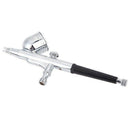 Airbrush Kit 0.3mm Gravity Feed Dual-Action Spray Gun Air Brush Set for Nai I9L5