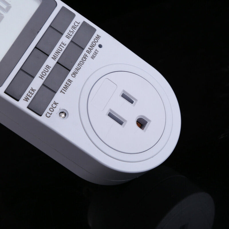 Electric Pug in Protable Timer Digital LED Display Reminder Kitchen Tool US