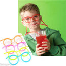 Straw Glasses Kids Crazy Clear Drinking Games Novelty Tube Party Bag Game Fun