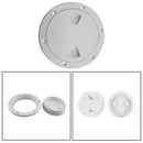 4'' Screw Out Deck Plate Inspection Hatch Round Access Boat RV Hardware DIK