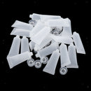 20Pcs Empty 30ml + 20x 10ml Squeeze Tube Vial Bottles Travel Packing for DIY