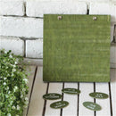 Retro rustic creative bilingual furniture Mediterranean can hang wood manua U3Z3