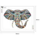 5D DIY Special Shaped Diamond Painting Elephant Cross Stitch Embroidery Kit