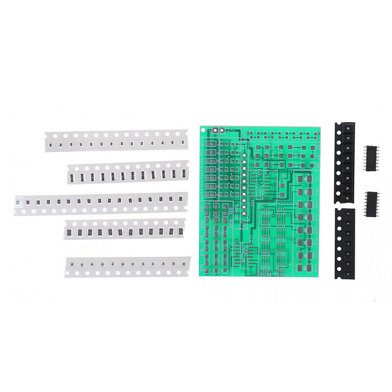Electronic DIY Kit RGB LED Flashing Controller SMD Component Welding Practic Gn