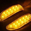 2x Universal Amber LED Car Side Rear View Mirror Turn Signal Indicator Light