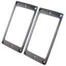 2 Pcs Guitar  Neck Pickup Mounting Ring Set For  Pickups - Black