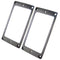 2 Pcs Guitar  Neck Pickup Mounting Ring Set For  Pickups - Black
