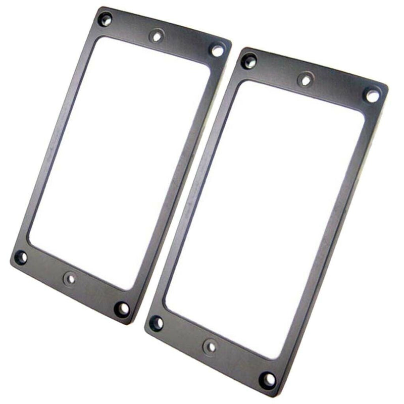2 Pcs Guitar  Neck Pickup Mounting Ring Set For  Pickups - Black