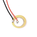 20PCS 12mm Piezo Elements Sounder Sensor Trigger Drum Disc + wire copper MO
