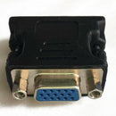 20 * 10 Mm DVI-D 24 + 1 Pin Male To VGA 15Pin Female Active Cable Plastic ZSM
