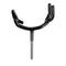 Black Stainless Steel Boompole Support Holder for C-Stands Microphone Stand