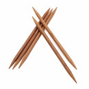 55pcs 11 Sizes 13cm Double Pointed Carbonized Bamboo Knitting Needles Set