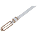 Fashion Lady Women Waistband Pu Leather Belt (White) Z5Y5