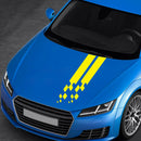 1 Pair Car Hood Cover Decorative Stickers Universal Auto Styling Decals Film