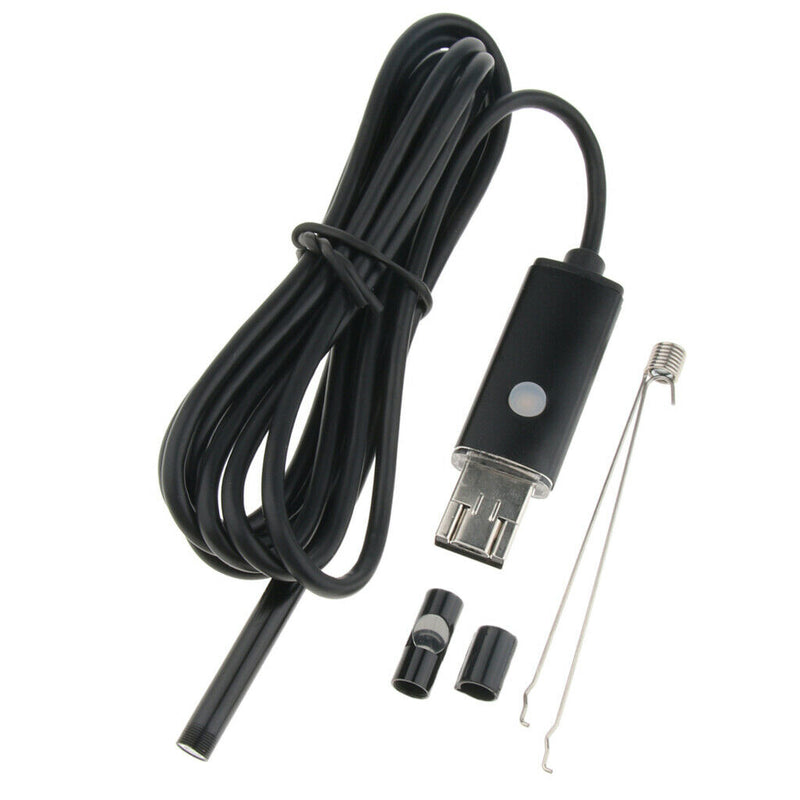 USB HD Borescope Inspection Camera With Small Hook 33ft