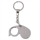 10X 20 mm jeweler's loupe magnification keychain folding pocket magnifier L1Q1