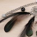 Dream Catcher Key Chain Stone Dreamcatcher Keyring Bag Charm Black Gossip D J8E4