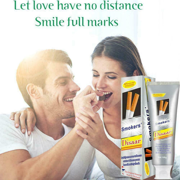 Smoke Stains Toothpaste Odor Removal Oral Problem After Cigateres 100g New S4C7