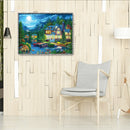 Hut 5D Full Round Diamond Painting DIY Cross Stitch Embroidery (LD320)