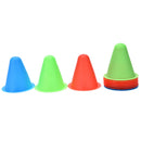 10pc Colorful Marker Cones Slalom Rollers Skatings Training Traffic Sports-Q