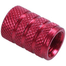 4pcs Car bikes Tire Valve Stems Cap Knurling Style for 8V1 US schrader valv