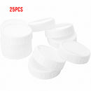 25Pcs Plastic Storage Caps Lids for Standard Regular Mouth Jar 70mm