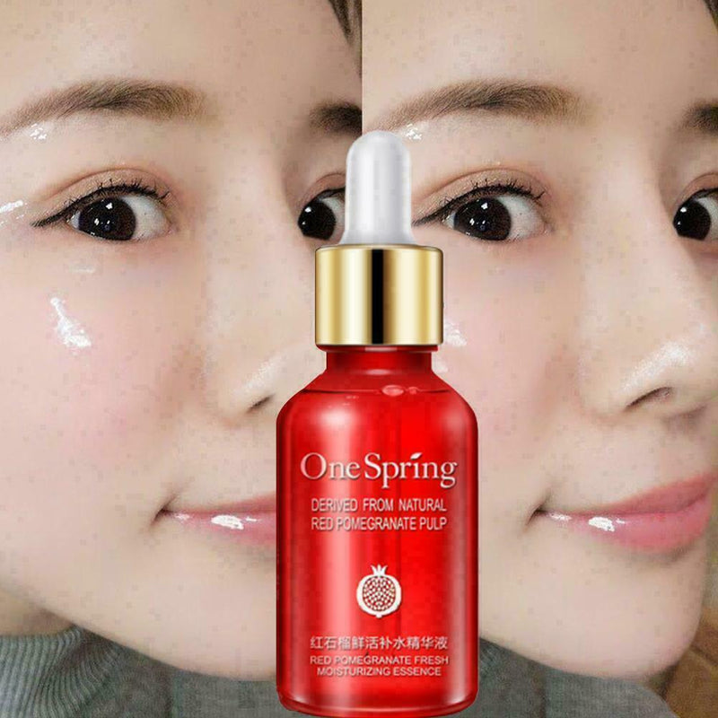 Red Pomegranate Fresh Hydrating Serum Remove Dark Spots Whitening Skin Liqu P6P3