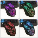 4800DPI USB RGB LED Gaming Gamer Wired Mice Programmable 7 Buttons Game Mouse