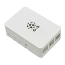 for Raspberry Pi ABS Case Enclosure Box V4 Updated for Raspberry Pi 4B(Whit