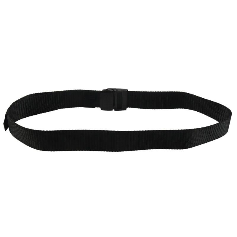 5X(Wild Men's Canvas Belt Metal Free Plastic Automatic Buckle R1B8)