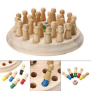 Kids Wooden Memory Match Stick Chess Game Educational Toys Gift