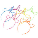 6Pcs/lot Multicolor headbands creative plastic hair hoop band girls headwear~