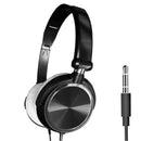 Wired Headset Stereo Heavy Bass Gaming Calling Earphones Over Ear Black