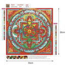5D DIY Full Drill Diamond Painting Cross Stitch Embroidery Kit (Mandala04)