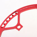 45T 47T 53T 56T 58T Chainring 130 BCD Single Speed Chain Ring Red 56T Aluminum