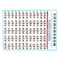 Piano Chords Chart Key Music Graphic Exercise Poster Stave Piano Chord Prac