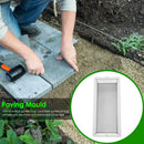 Garden Path Paving Moulds Reusable DIY Concrete Rectangle-shaped Stone Mold